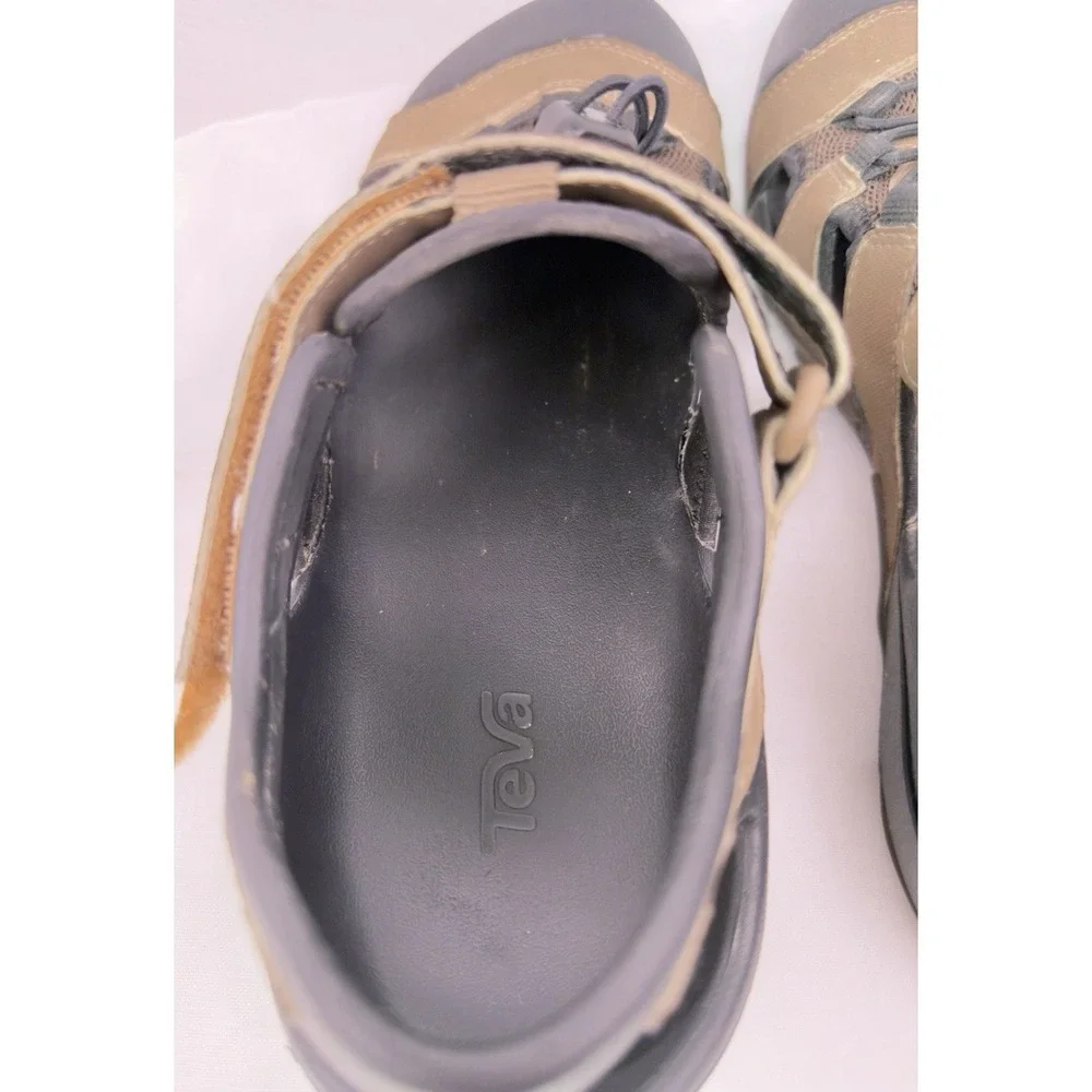 Teva Flintwood Mens 11 Brown Closed Toe Sport Sandals Hiking Water Fisherman EUC